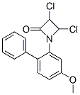 3,4-二氯-1-[4-甲氧基(1,1-联苯)-2-基]氮杂啶-2-酮结构式_56772-32-8结构式