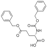 N-苄氧羰基-L-谷氨酸 5-苄脂结构式_5680-86-4结构式