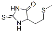 5-[2-(甲基硫代)乙基]-2-硫氧代-4-咪唑烷酮结构式_56830-84-3结构式
