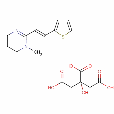 柠檬酸噻嘧啶结构式_5685-86-9结构式