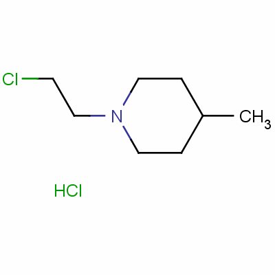 1-(2-Chloroethyl)-4-methylpiperidinium chloride Structure,56859-59-7Structure