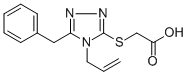 (4-烯丙基-5-苄基-4H-[1,2,4]噻唑-3-基磺酰基)-乙酸结构式_56929-54-5结构式