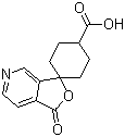 1’-氧代-螺[环己基-1,3’(1’H)-呋喃并[3,4-c]吡啶]-4-羧酸结构式_569351-62-8结构式