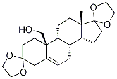 3,3,17,17-二(乙烯二氧基)-19-羟基雄甾-5-烯-19-d2结构式_5696-47-9结构式