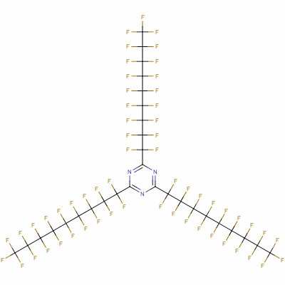 2,4,6-三(全氟壬基)-s-三嗪结构式_57101-59-4结构式