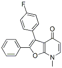 3-(4-氟苯基)-7-甲基-2-苯基-呋喃并[2,3-b]吡啶-4(7h)-酮结构式_571169-08-9结构式