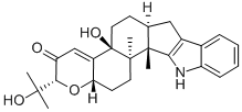 蕈青霉素结构式_57186-25-1结构式