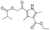 (9ci)-2,4-二甲基-5-[(2-甲基-1-氧代丙氧基)乙酰基]-1H-吡咯-3-羧酸乙酯结构式_571922-51-5结构式