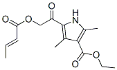 (9ci)-2,4-二甲基-5-[[(1-氧代-2-丁烯)氧基]乙酰基]-1H-吡咯-3-羧酸乙酯结构式_571923-60-9结构式