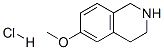 6-甲氧基-1,2,3,4-四氢异喹啉盐酸盐结构式_57196-62-0结构式