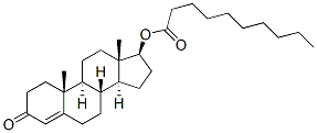 癸酸睾丸素结构式_5721-91-5结构式