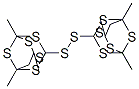 1,1-二硫代双(3,5,7-三甲基-2,4,6,8,9-五硫杂金刚烷)结构式_57274-53-0结构式