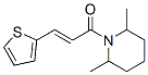 (9ci)-2,6-二甲基-1-[1-氧代-3-(2-噻吩)-2-丙烯基]-哌啶结构式_573993-62-1结构式