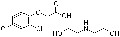 2,4-二氯苯氧乙酸二乙醇胺盐结构式_5742-19-8结构式