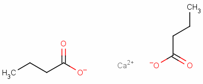 丁酸钙结构式_5743-36-2结构式