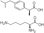 布洛芬赖氨酸盐结构式_57469-77-9结构式