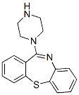 11-(1-哌嗪基)-二苯并[b,f][1,4]噻杂烷结构式_5747-48-8结构式