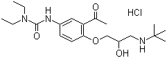 盐酸塞利洛尔结构式_57470-78-7结构式