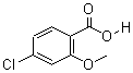4-氯-2-甲氧基苯甲酸结构式_57479-70-6结构式