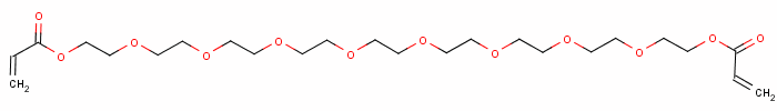 3,6,9,12,15,18,21,24-八氧杂二十六烷-1,26-二基二丙烯酸酯结构式_57491-53-9结构式