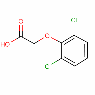 2,6-二氯苯氧基乙酸结构式_575-90-6结构式