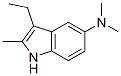 3-乙基-N,N,2-三甲基-1H-吲哚-5-胺结构式_576-11-4结构式