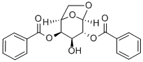3-羟基-6,8-二氧杂双环[3.2.1]辛烷-2,4-二基二苯甲酸酯结构式_57632-01-6结构式