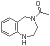 4-乙酰基-2,3,4,5-四氢-1H-1,4-苯并二氮杂卓结构式_57756-36-2结构式