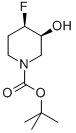 (3R,4S)-rel-4-氨基-3-氟-1-哌啶羧酸-1,1-二甲基乙酯结构式_577691-56-6结构式