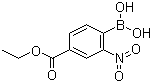 4-乙氧基甲酰-2-硝基苯硼酸结构式_5785-70-6结构式
