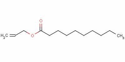 烯丙基正癸酸酯结构式_57856-81-2结构式