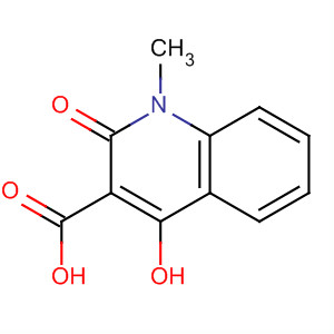 12-二氢-4-羟基-1-甲基-2-氧代-3-喹啉羧酸结构式_57931-81-4结构式