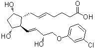 5,6-反式-氯前列醇结构式_57968-81-7结构式