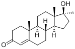 甲睾酮结构式_58-18-4结构式