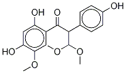 1-(2,4-二羟基-5-甲氧基苯基)-2-(4-羟基苯基)-3,3-二甲氧基-1-丙酮结构式_58115-20-1结构式