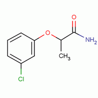 2-(3-氯苯氧基)丙酰胺结构式_5825-87-6结构式