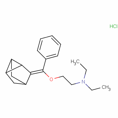 二乙基[2-(苯基三环[2.2.1.02,6]庚基甲氧基)乙基]氯化铵结构式_58313-75-0结构式