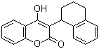 4-羟基-3-(1,2,3,4-四氢-1-萘基)香豆素结构式_5836-29-3结构式