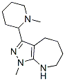 (9ci)-1,4,5,6,7,8-六氢-1-甲基-3-(1-甲基-2-哌啶基)-吡唑并[3,4-b]氮杂卓结构式_583810-76-8结构式