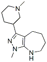 (9ci)-1,4,5,6,7,8-六氢-1-甲基-3-(1-甲基-3-哌啶基)-吡唑并[3,4-b]氮杂卓结构式_583811-42-1结构式