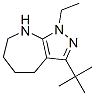(9ci)-3-(1,1-二甲基乙基)-1-乙基-1,4,5,6,7,8-六氢-吡唑并[3,4-b]氮杂卓结构式_583811-64-7结构式