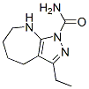 (9ci)-3-乙基-5,6,7,8-四氢-吡唑并[3,4-b]氮杂卓-1(4h)-羧酰胺结构式_583812-69-5结构式