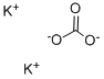 碳酸钾;无水碳酸钾结构式_584-08-7结构式