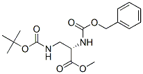 (S)-2-N-Cbz-3-N-Boc-丙酸甲酯结构式_58457-98-0结构式