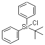 叔丁基二苯基氯硅烷结构式_58479-61-6结构式