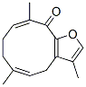 (5Z,9z)-7,8-二氢-3,6,10-三甲基环癸并[b]呋喃-11(4h)-酮结构式_58511-22-1结构式