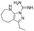 (9ci)-3-乙基-5,6,7,8-四氢-吡唑并[3,4-b]氮杂卓-1(4h)-羧酰胺结构式_585520-64-5结构式