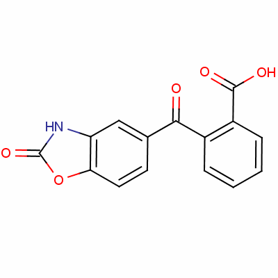 2-[(2,3-二氢-2-氧代-5-苯并噁唑-基)羰基]苯甲酸结构式_58555-40-1结构式
