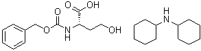 2S-N-Cbz-高丝氨酸二环己胺盐结构式_58578-43-1结构式