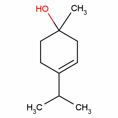 1-甲基-4-(1-甲基乙基)-3-环己烯-1-醇结构式_586-82-3结构式